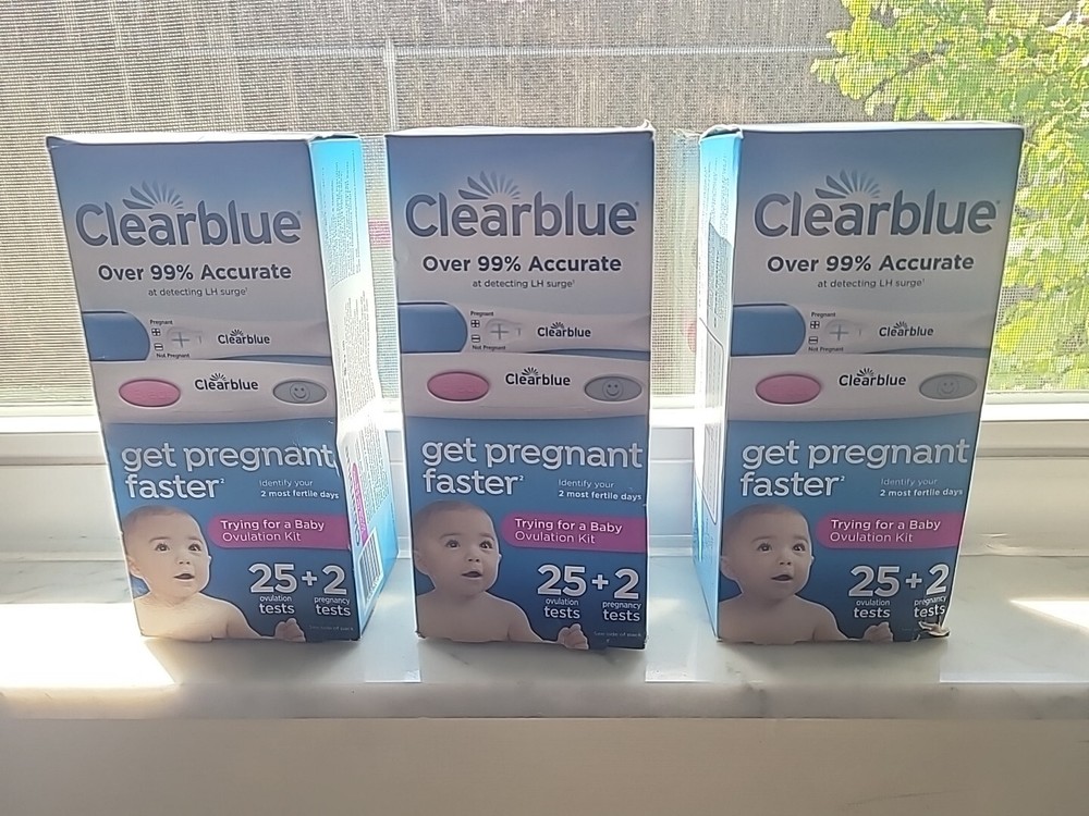 Clearblue ovulation kit- 75 Ovulation and 6 Pregnancy Tests. BUNDLE and SAVE!