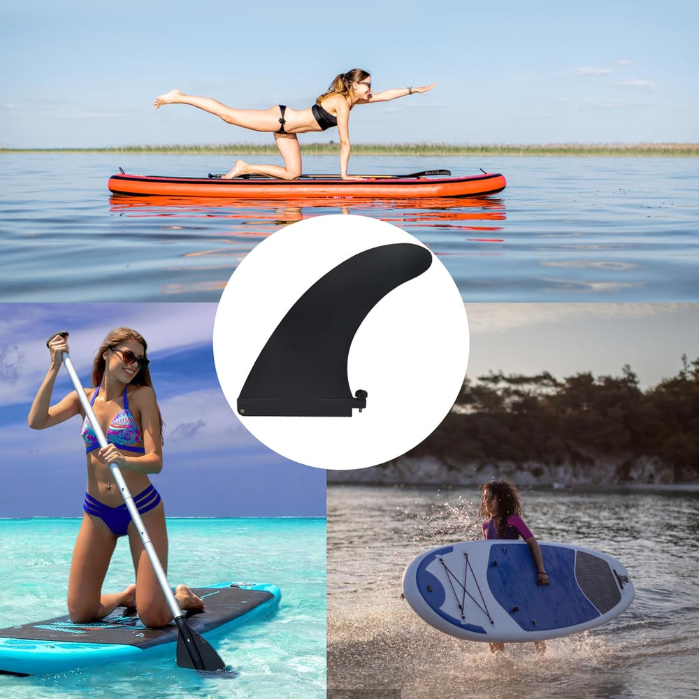 Paddleboard Fin - Easy Install, Screw-in Design, Detachable Sup Fin Replacement,