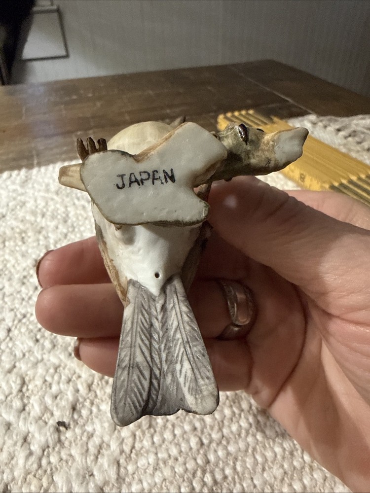 VTG Japan Ceramic Sparrow Bird Figurine