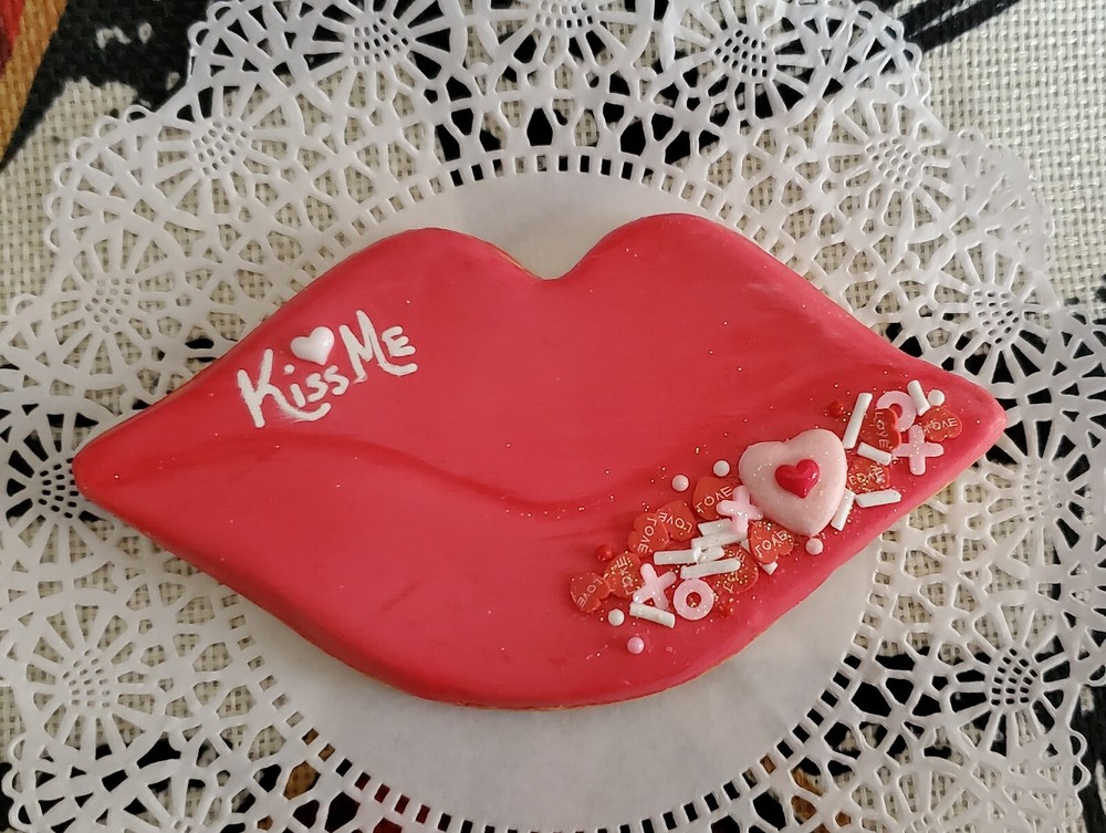 Faux Hand-Crafted Designer Valentine Cookies, Display, Props