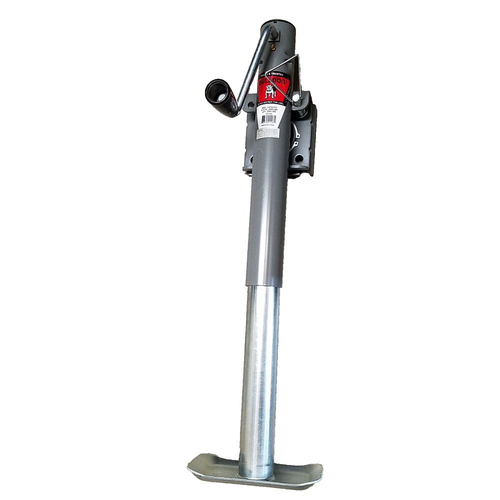 Side Wind Swivel Jack 2K, 10" Lift, 11" Bracket Height Trailers Rv Camper Boat