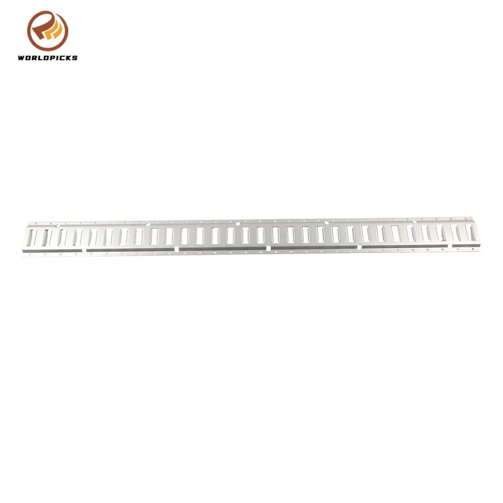 5' E-Track Kit Rails Silver Galvanized 16 Pack Heavy Duty Tie Down System Steel