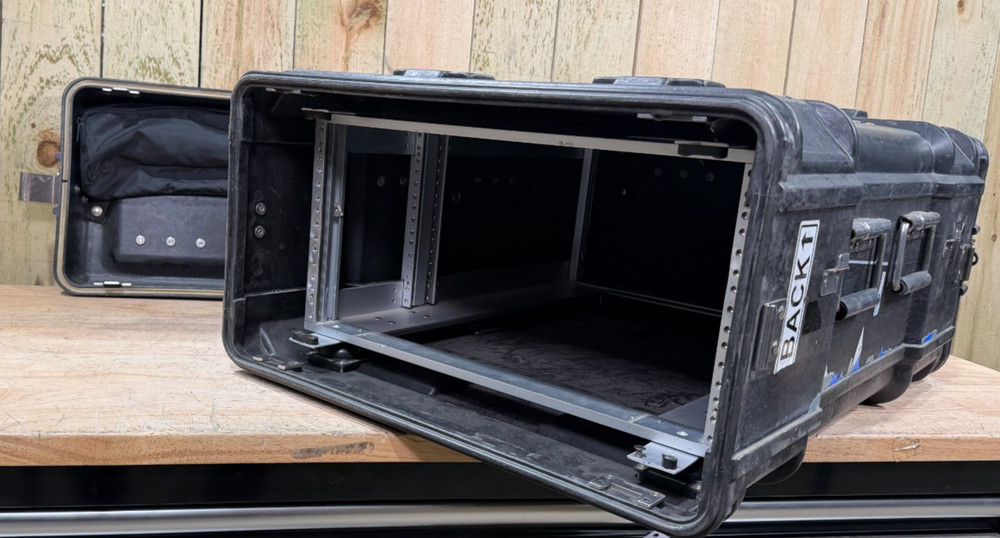 ECS Server 5U Rack Rackmount 19" X 24" Frame Waterproof Black Storage Case