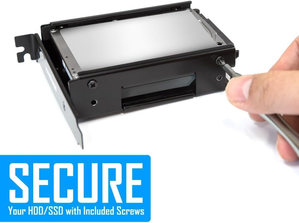 PCI-E SSD Mounting Kit - 2x 2.5 Inch HDD Converter