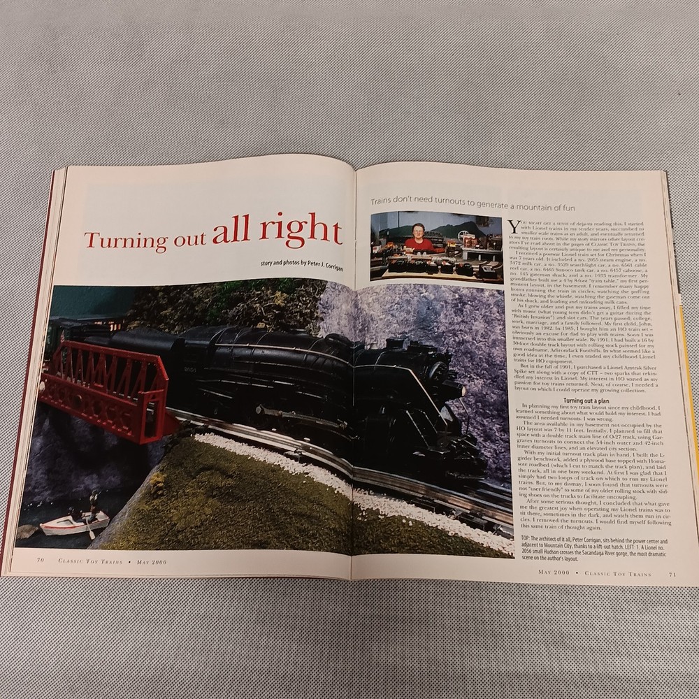 Classic Toy Trains Magazine May 2000