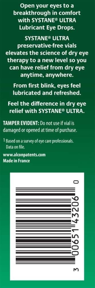 Ultra Lubricant Eye Drops, 25 Count