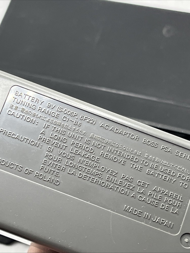 Boss Chromatic Tuner TU-12 Digital Processing Multi Instrument Tuner