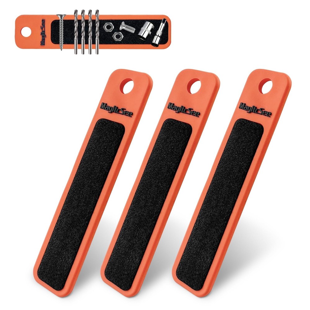 Double-Sided Slim Magnetic Tool Grip Mat for Organization and Storage-Keep To...