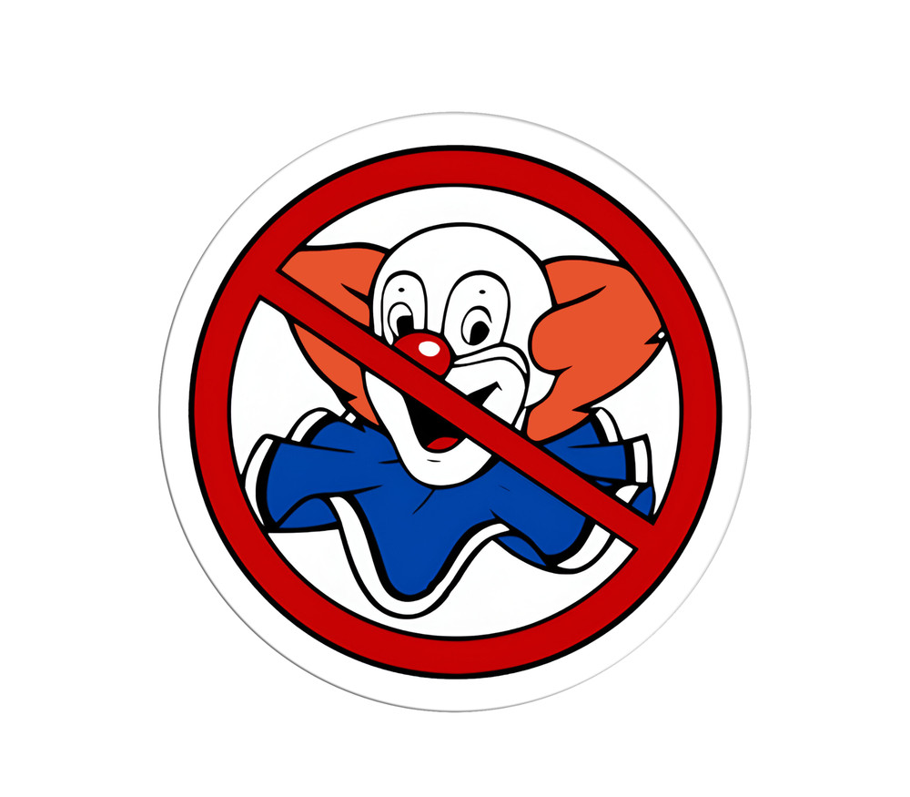 NO BOZOS Vintage Sticker Decal