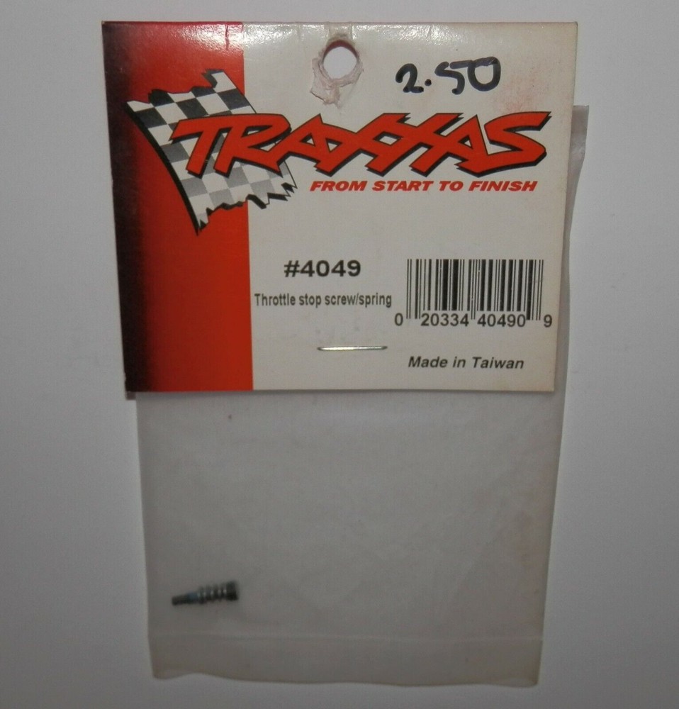 Traxxas Throttle Stop Screw / Spring #4049 NIP