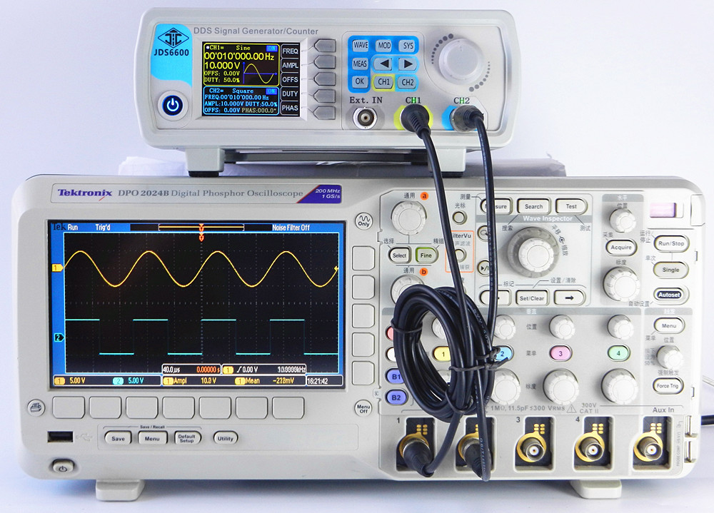 Ming He JDS6600 Dual-Ch DDS Function Arbitrary Waveform Signal Generator