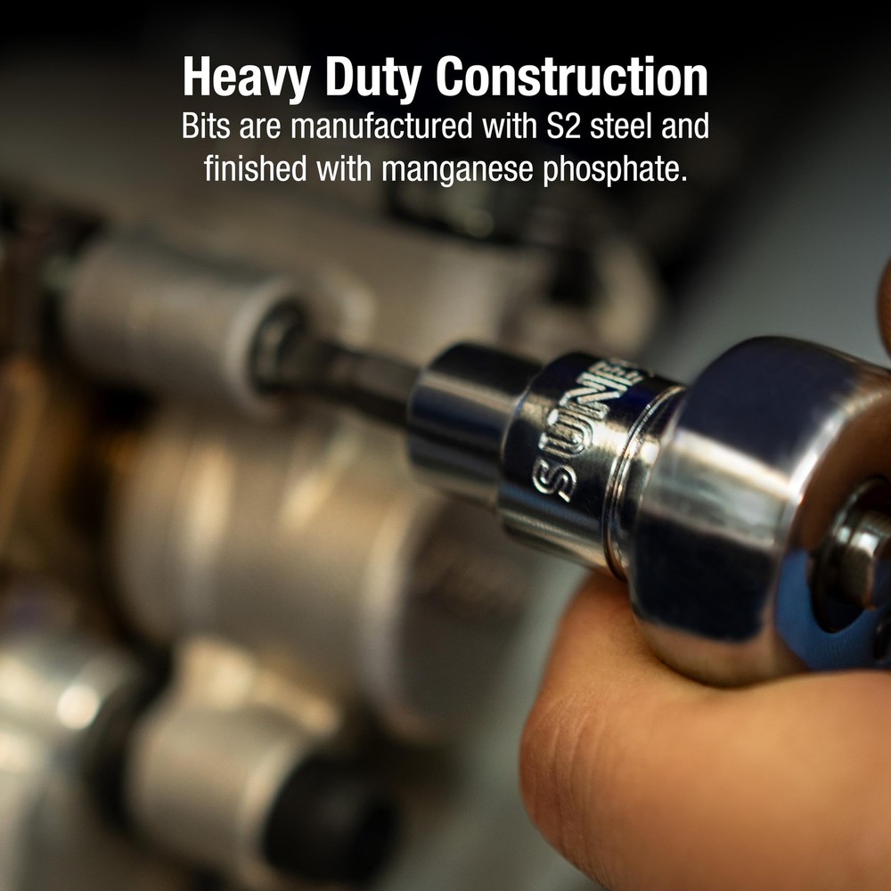 Sunex 9737 37 Pc. 3/8" Drive Bit Socket Set