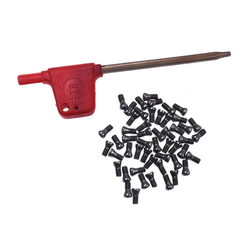 50pcs Steel Lathe Blade Carbide Inserts Hexagon Power Tool Socket Head