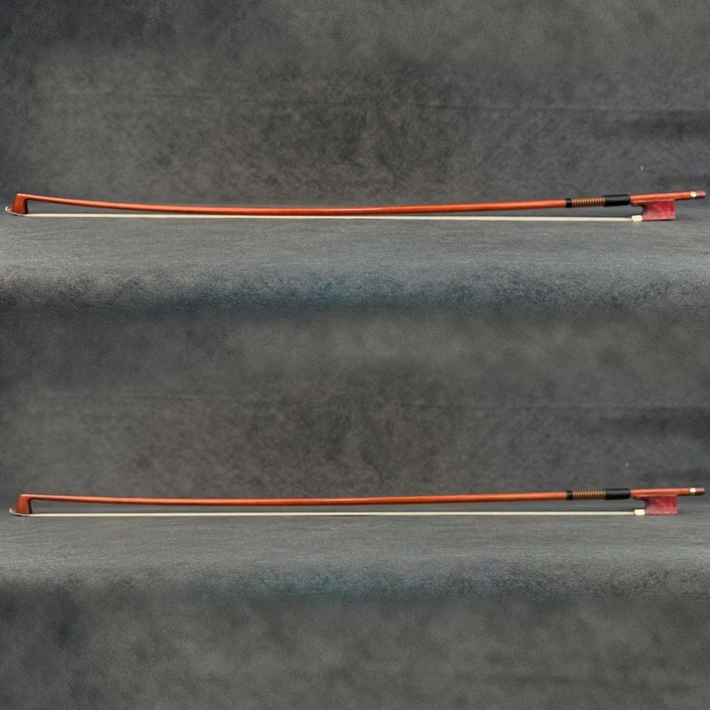 E.SARTORY Copy Pro Master Pernambuco Violin Bow 4/4 Red Maple Frog Nickle Parts