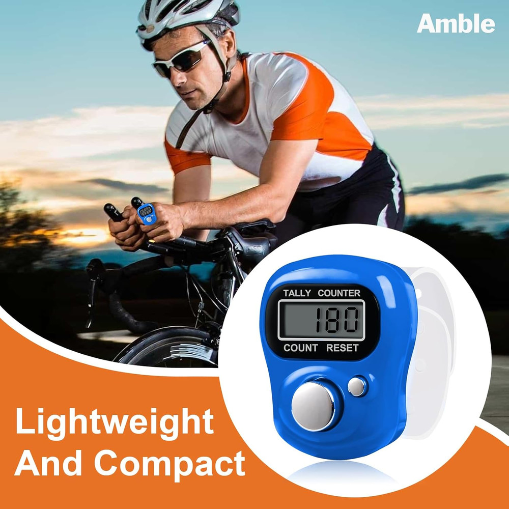 12 Pack Electronic Finger Counter, 5 Digit LCD Electronic Digital Display