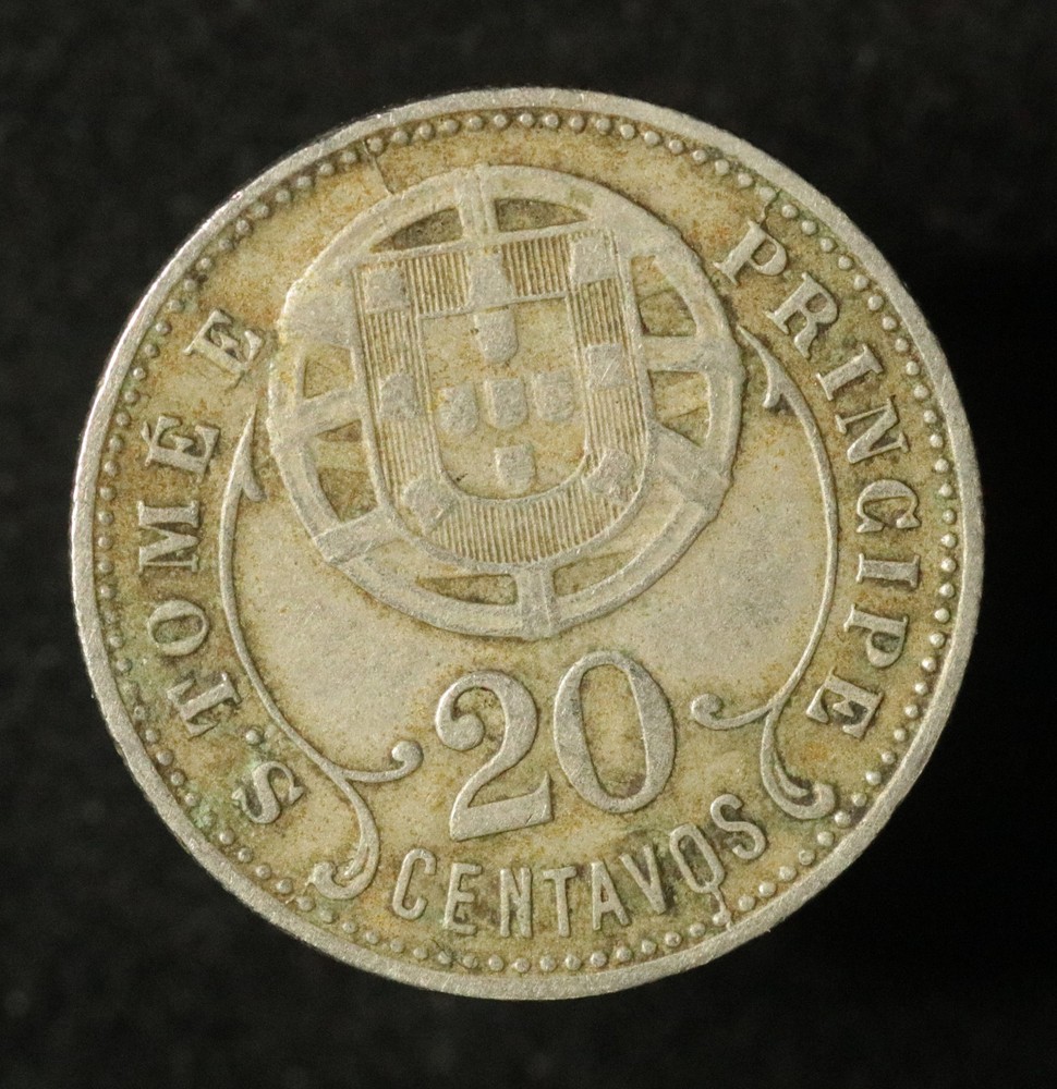 Sao Tome & Principe 1929 20 Centavos - Uncommon (2)