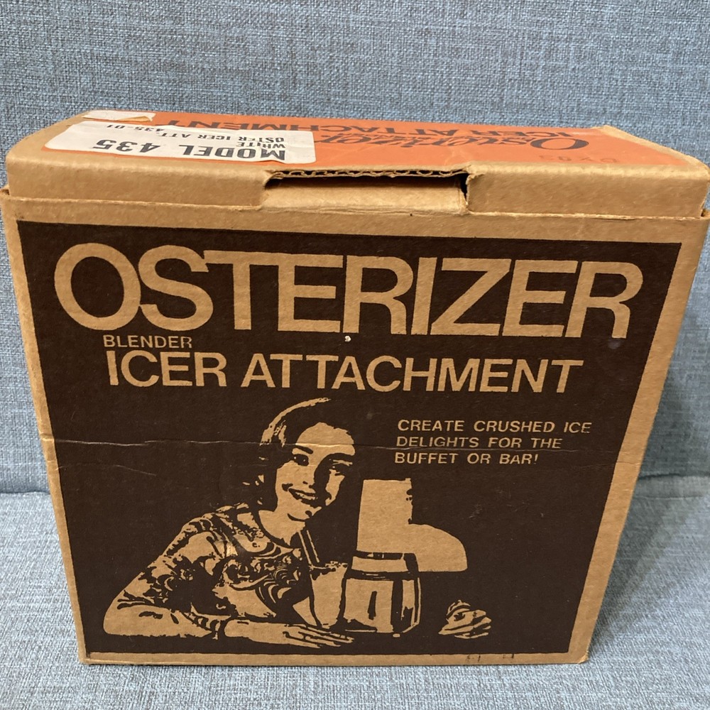 VTG Osterizer Blender Icer Ice Crusher Attachment  NOS #435  Oster
