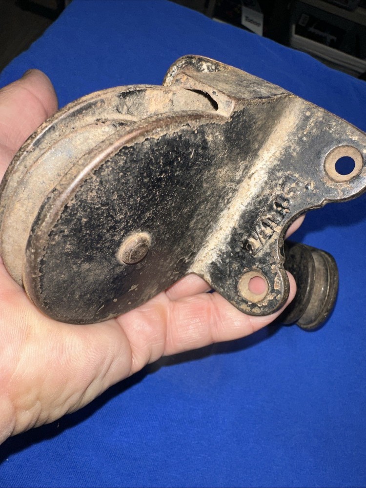 2 Antique window weight sash pulleys, Different Sizes!! Cast Iron