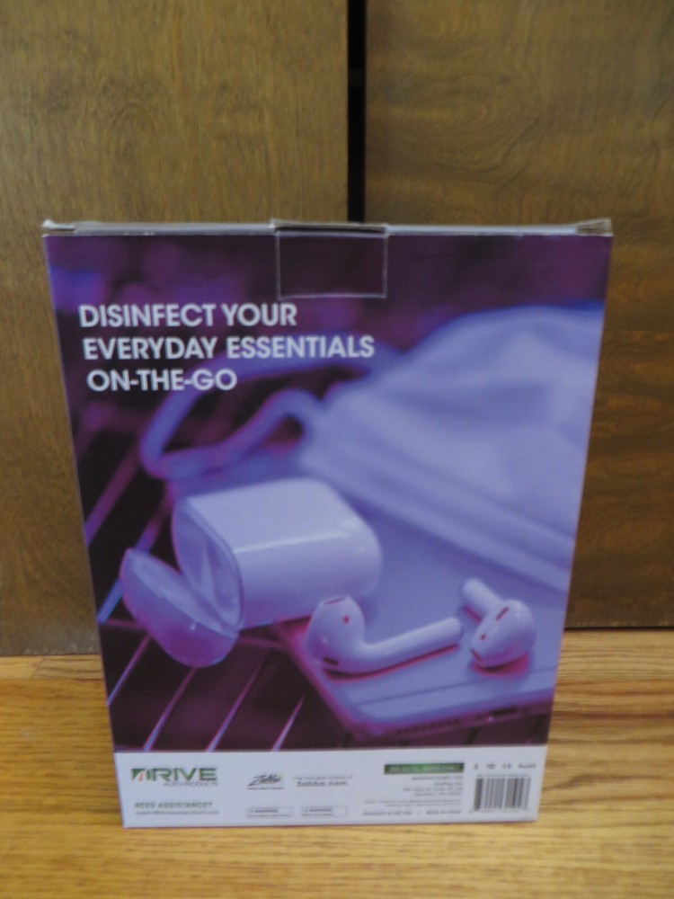 RIVE UV Light Sanitzer USB Powered Kills 99.9% Germs New Open Box