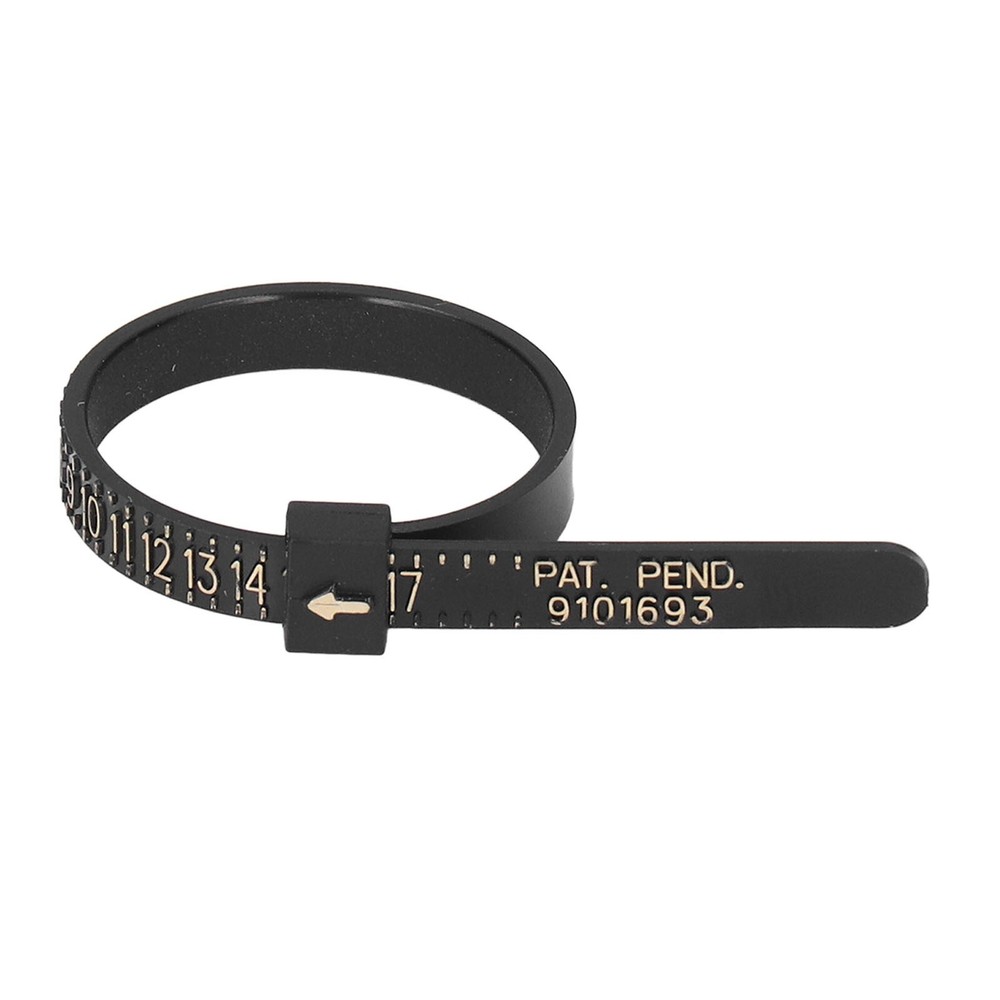 10 Pcs Ring Sizer Accurate Clear Printing Lightweight Portable Finger Ring Sizer