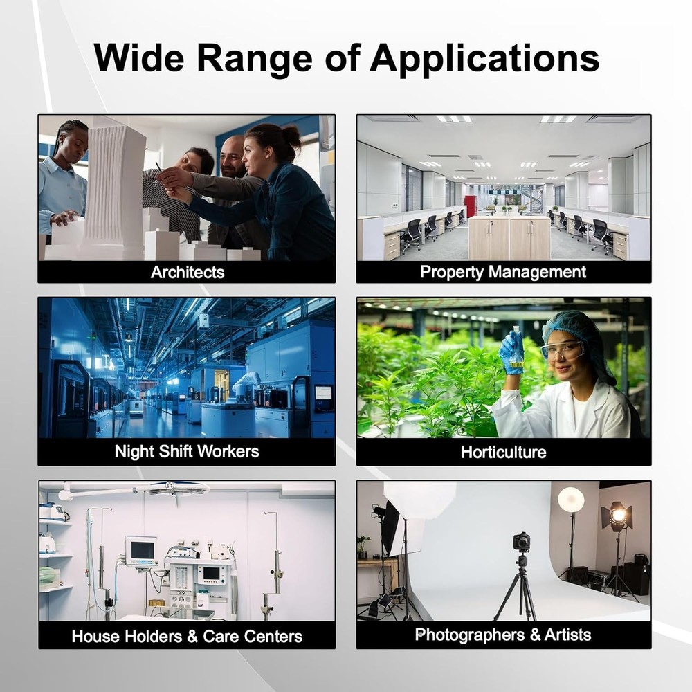 Lux Meter Light Sensor CCT Lumens Measurement Tool