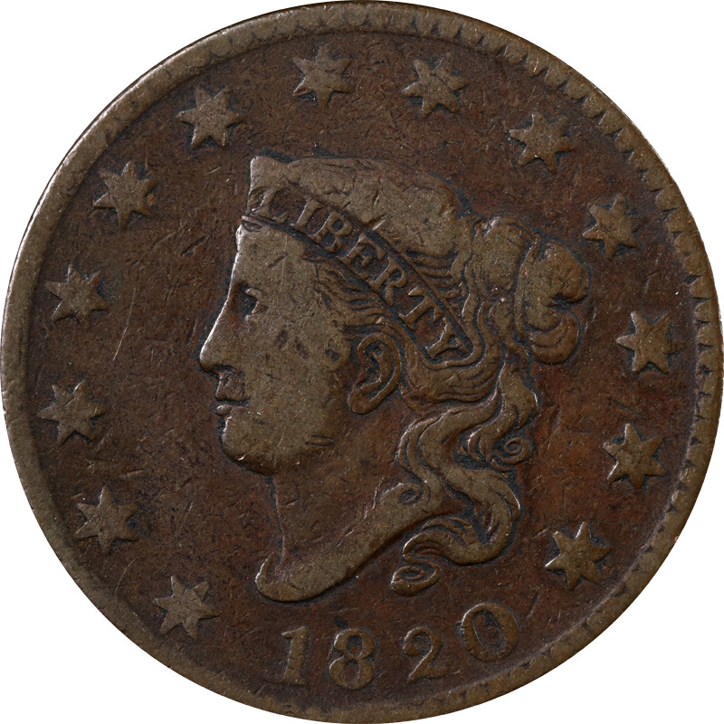1820 Large Cent - SMall Date
