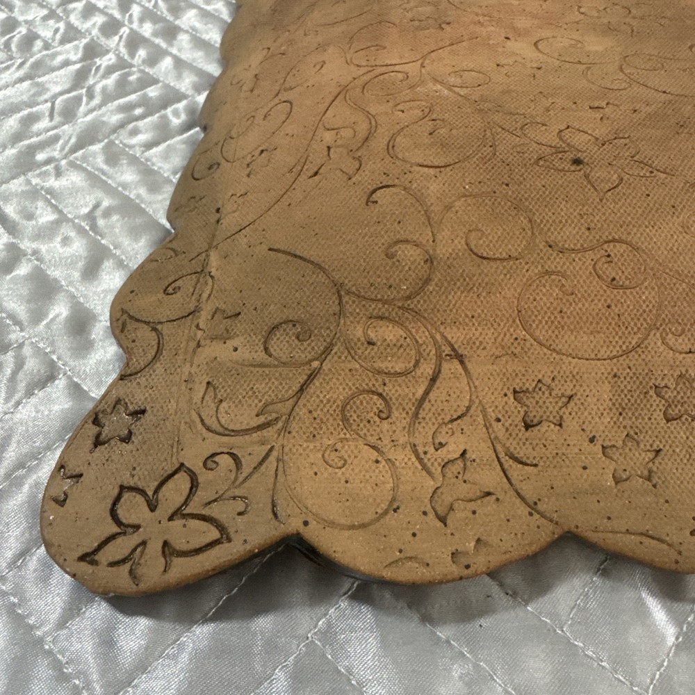 Studio Pottery Christmas Tray Plate