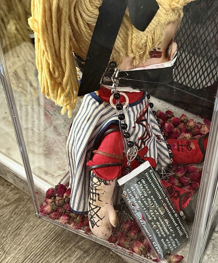 Haunted Ritual Doll Possessed Ghost Demon Toy Plush Pull String