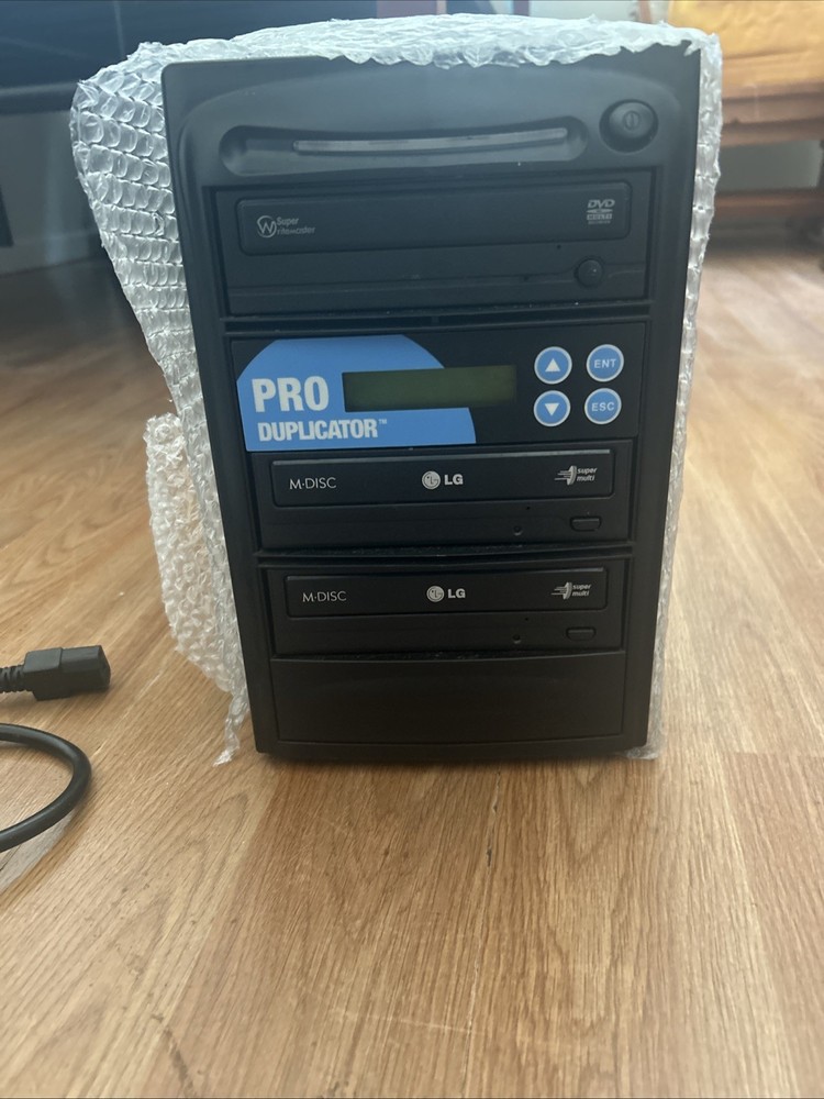 Pro Duplicator 1 To 2 CD DVD Drives Burner Duplication Tower / Tested / Read