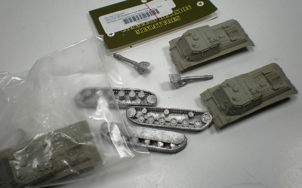 1/100 (15mm) WWII Russian SU-152 Support Tank, Old Glory, Command Decision