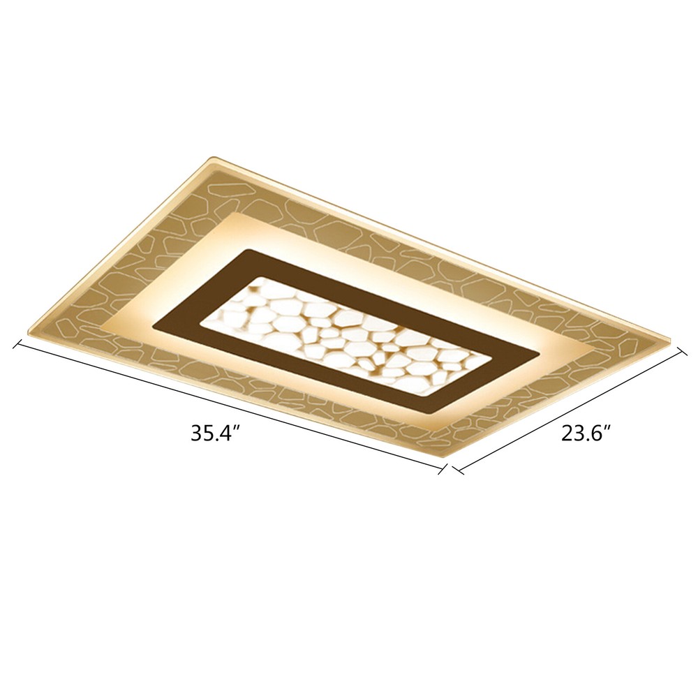 Modern Acrylic Flush Mount LED Ceiling Light Kitchen Bedroom Down Lighting Lamp