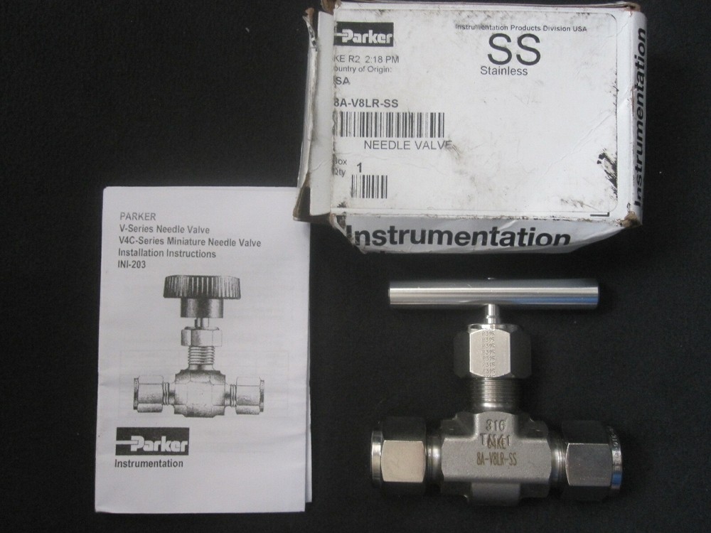 Parker 8A-V8LR-SS Needle Valve