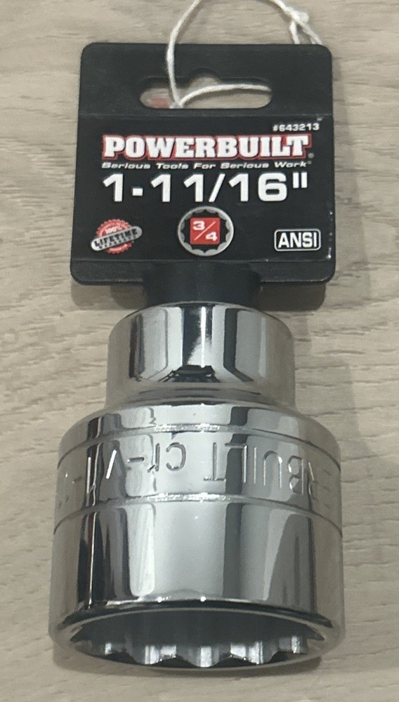 Powerbuilt 1–1 1/16” Socket