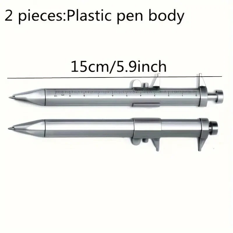 2pcs Caliper Pen Combination, Made of Plastic, a Multifunctional tool