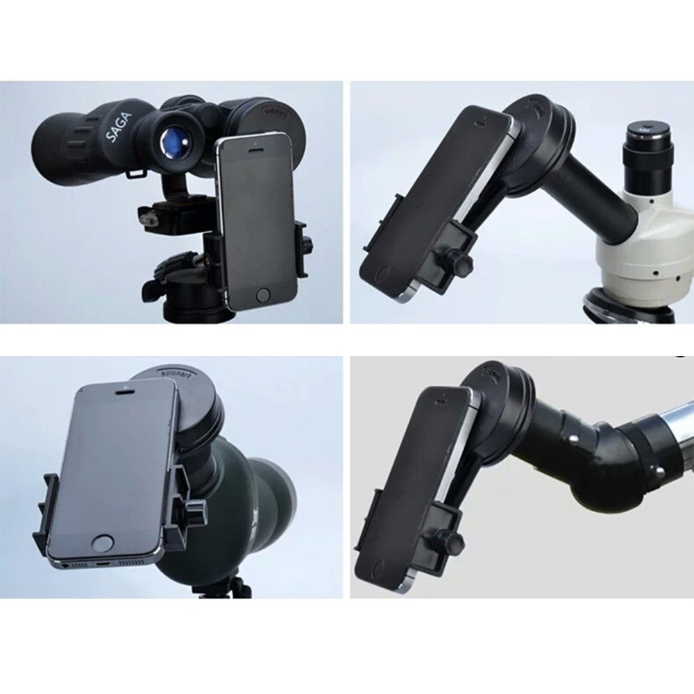 Cell Phone Telescope Holder Eyepiece Microscope Smartphone Camera Adapter