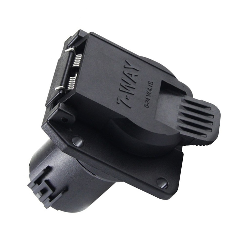 Trailer Socket Adapter 6-24V 7 Pin Power High Quality Socket Connector Accessory