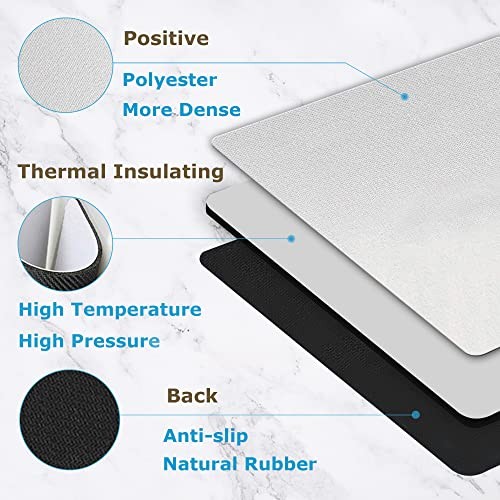 10pcs Sublimation Mouse Pad Blank Mouse Pad Sublimation Blanks Mousepad for