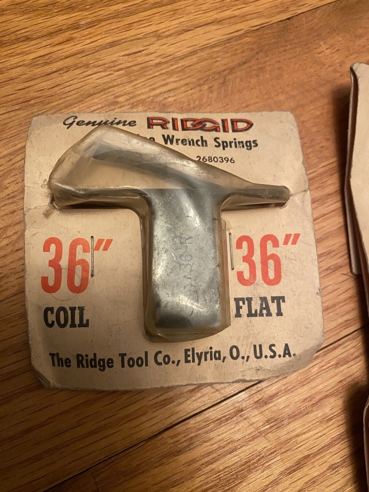 Rigid 2680396 36” wrench spring and flat