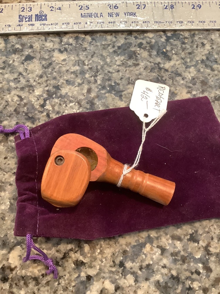 Pocket Pipe - Handmade, Lidded - - Redheart