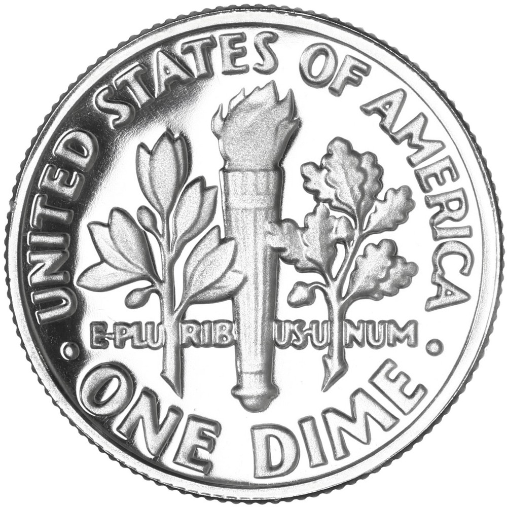 1984 S Roosevelt Dime Gem DCam Proof CN-Clad