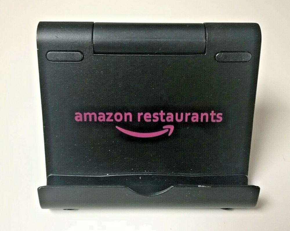 Amazon Restaurant Portable Steel Book Desk Stand Angle Adjustable Button Black