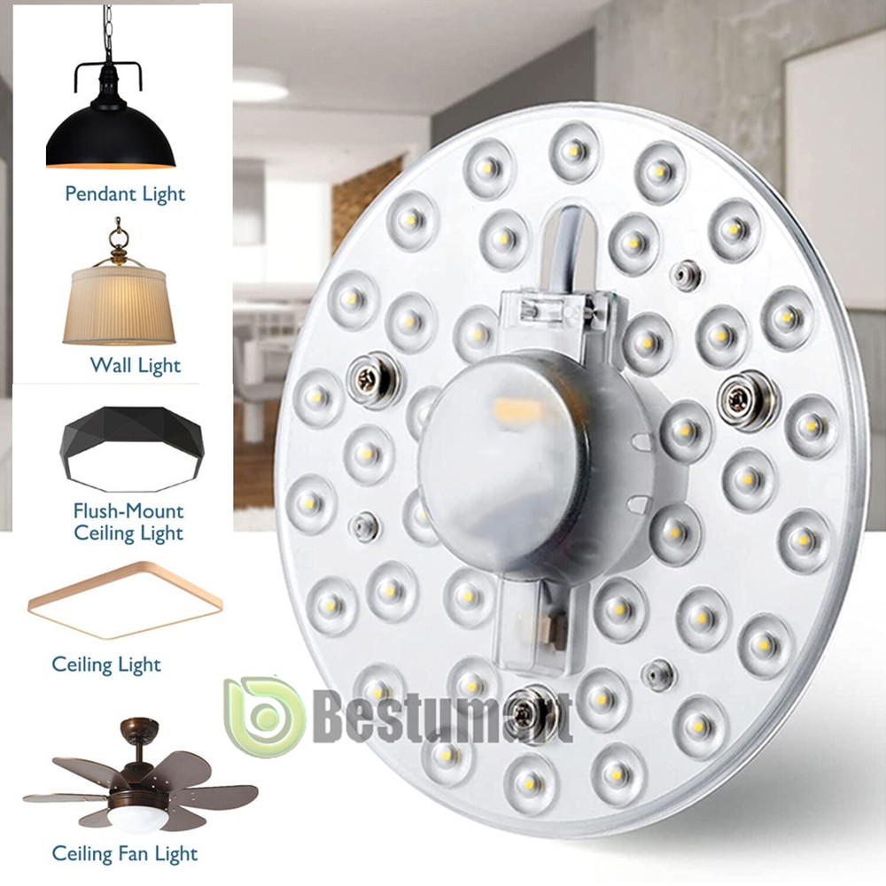 Ceiling LED Light Replacement LED Light Engine Retrofit Kit Ceiling Fan Light 6"