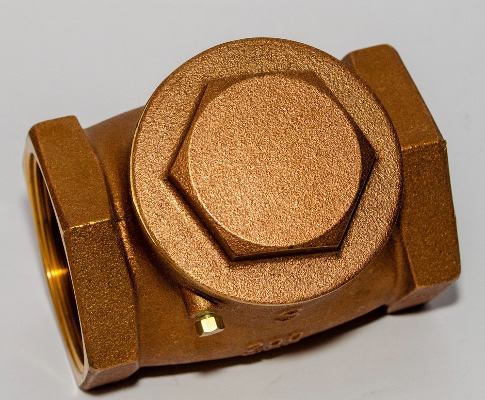 Brass 3" Threaded Swing Check Valve