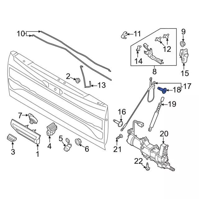 Genuine Support Cable Bolt W711291-S437