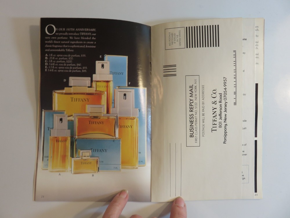 Tiffany & Co. ~ Fall Selections 1987 Catalog