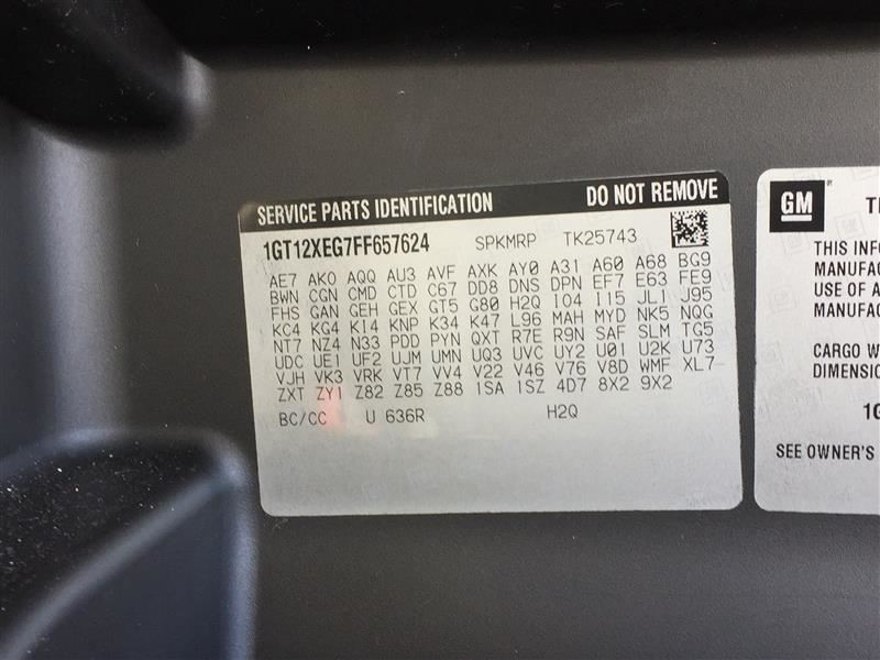 SIERRA250 2015 Glove Box 18882