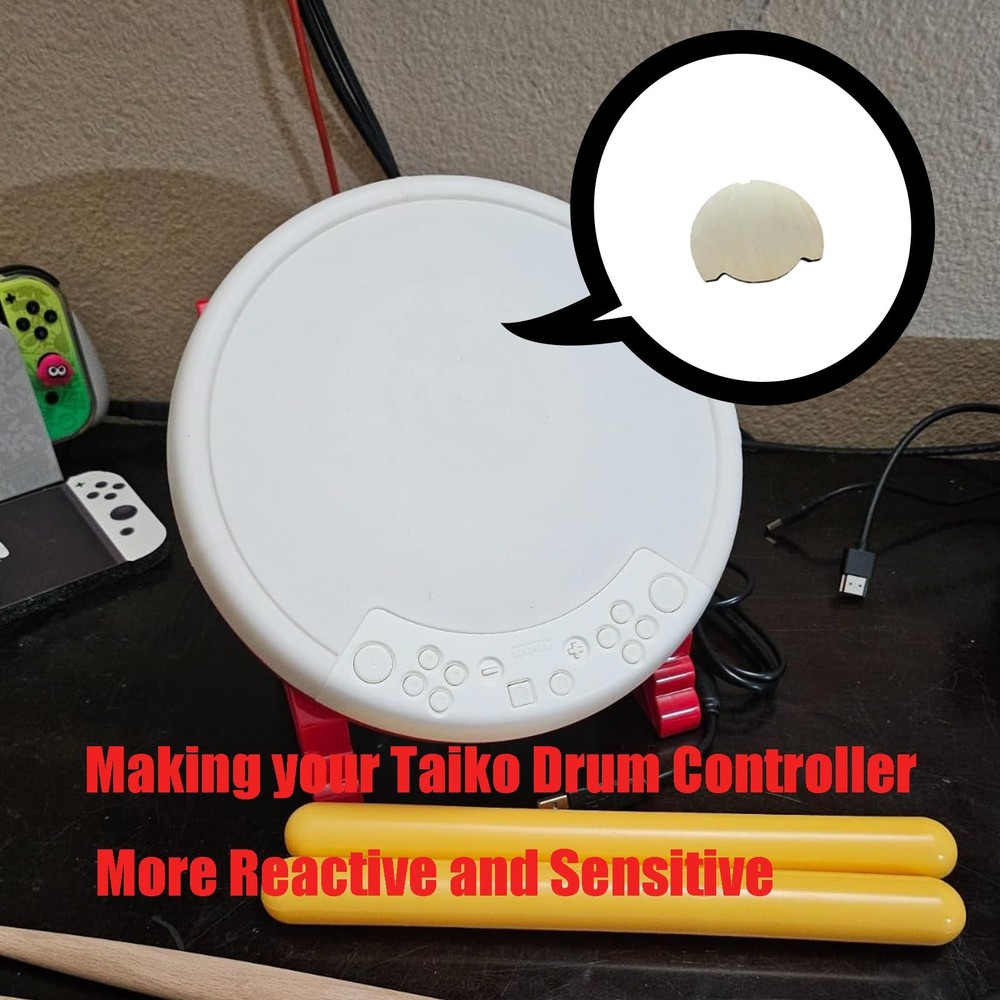 Sensitivity Mod Plate For Taiko Drum Wood Insert Controller Mod Accessory
