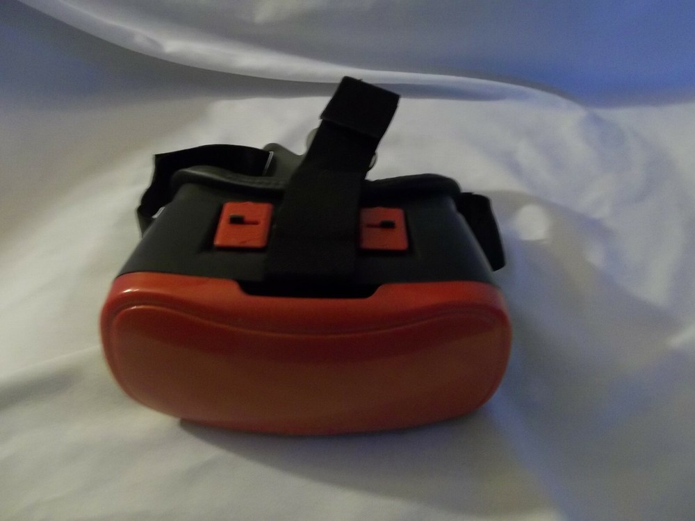 3D Virtual Reality VR Box Goggles- Red for Android iPhone Smartphone-Bin J