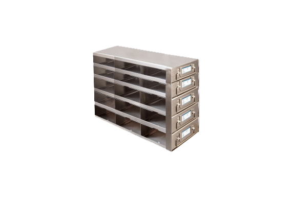 Upright Freezer Drawer Racks For 2" Boxes, UFD-352