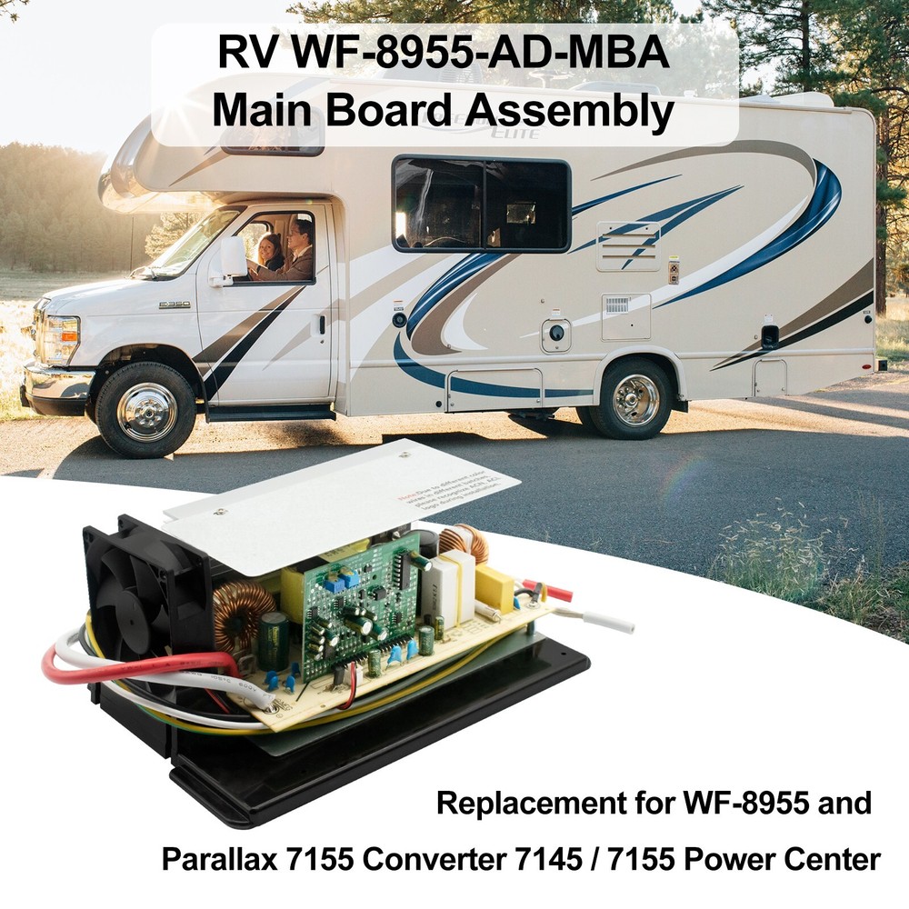 WF-8955-AD-MBA RV Power Converter Main Board Assembly 55 Amp for RV Trailer